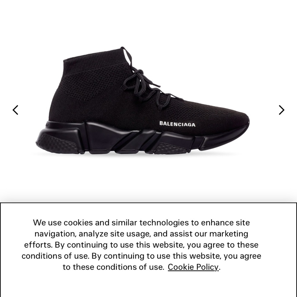 Men’s Balenciaga sneakers size 10 never worn